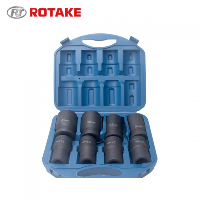 8pcs Sockets For 3/4 In Air Impact Wrench Heavy Duty 10pcs